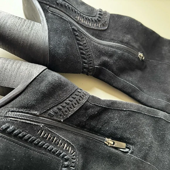 Vince Camuto Madolee Over The Knee Black Suede Boots Size 7.5 - Picture 6 of 14